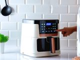 Robwell SR81 Yeni Nesil Renkli Menü 12 Pişirme Ayarlı 1800W Akıllı Sesli Uyarı 7LT Air Fryer