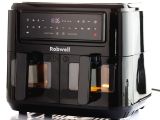 Robwell SE12 2in1 Çift Cam Kapaklı 4.5+4.5 Dijital 9 Litre Air Fryer